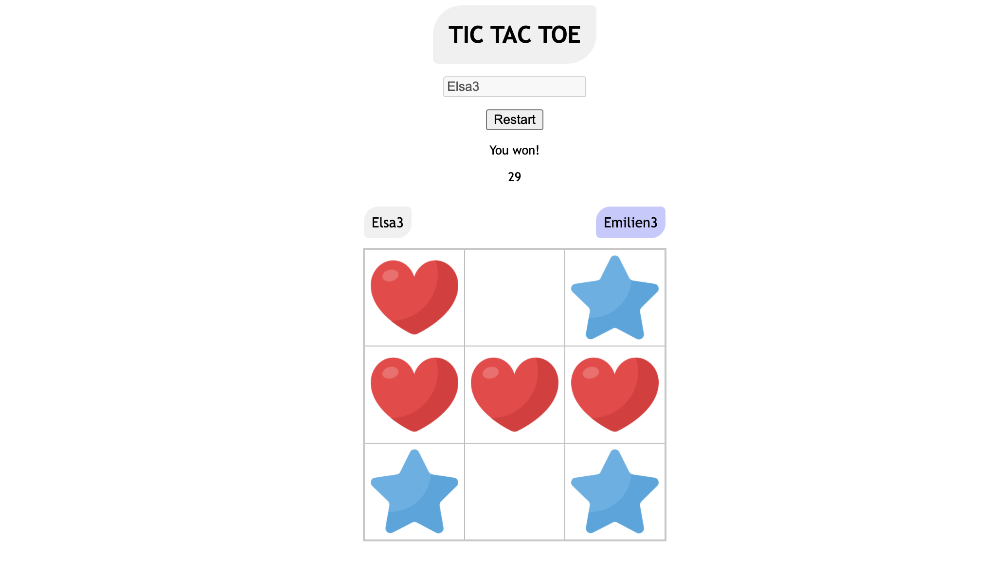 Tic Tac Toe